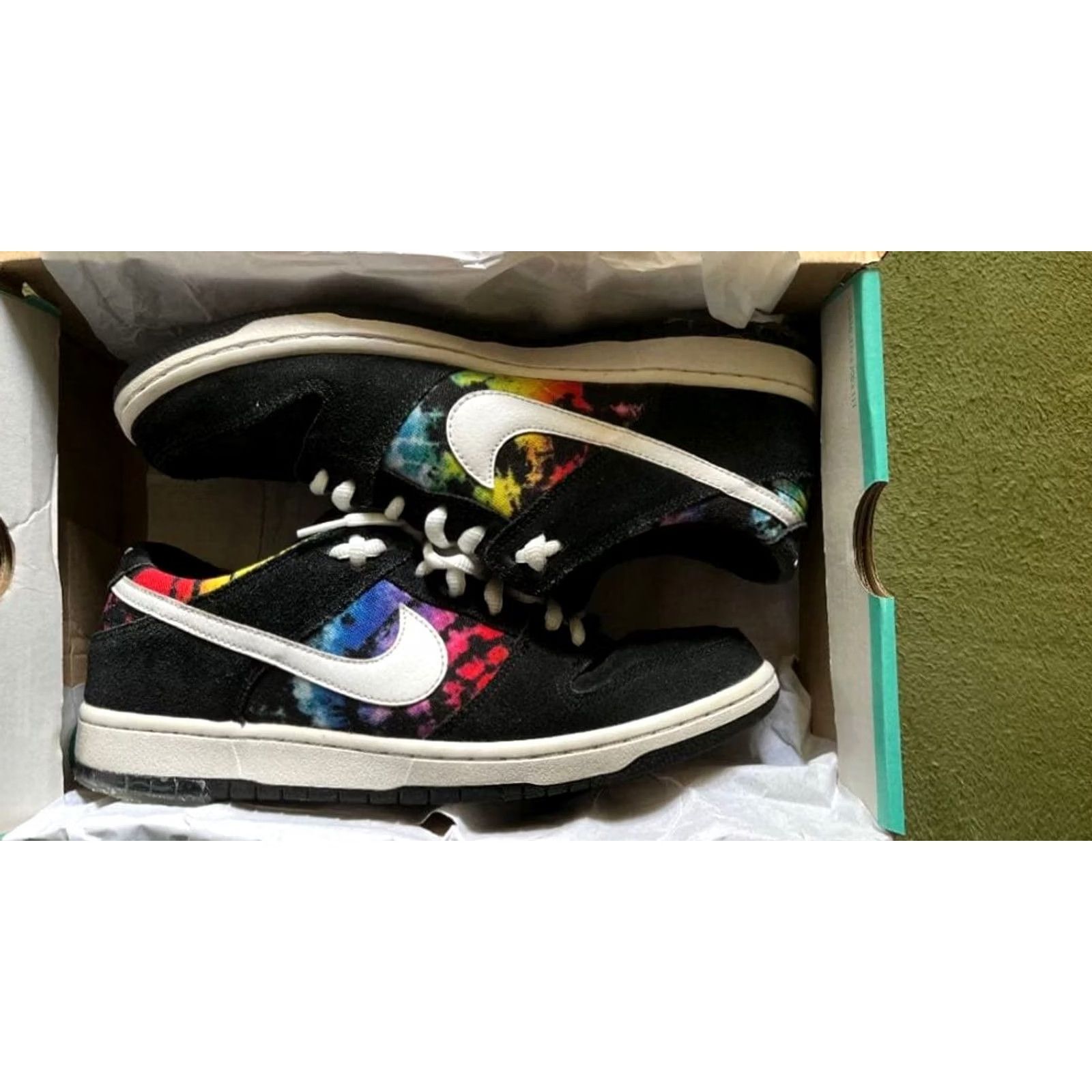 Nike Nike Sb Dunk Low Pro Iw Ishod Tie Dye LTD Sneaker Men 9.5US Original Collection Size US 10 / EU 43 - 2 Thumbnail