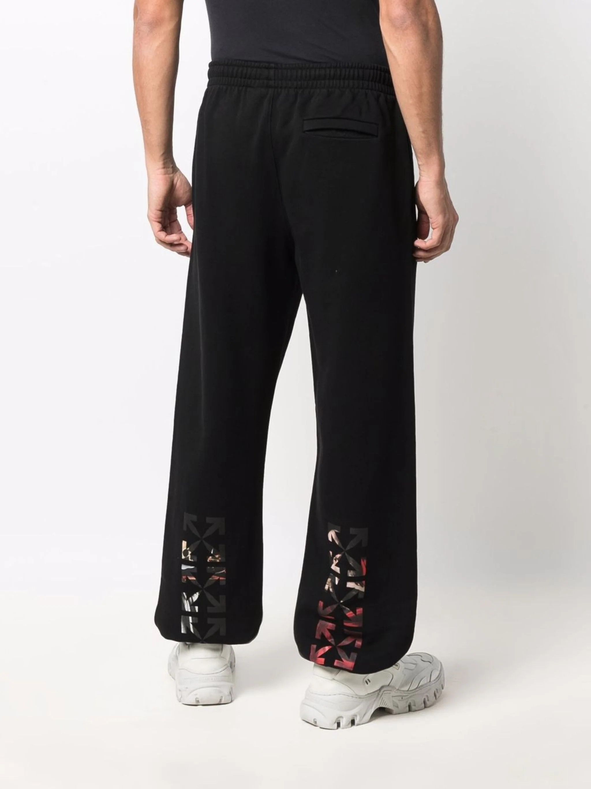 Off-White o1in1s1024 Q:1 / Caravag Paint Slim Sweatpant & Jogger Black Size US 36 / EU 52 - 4 Thumbnail