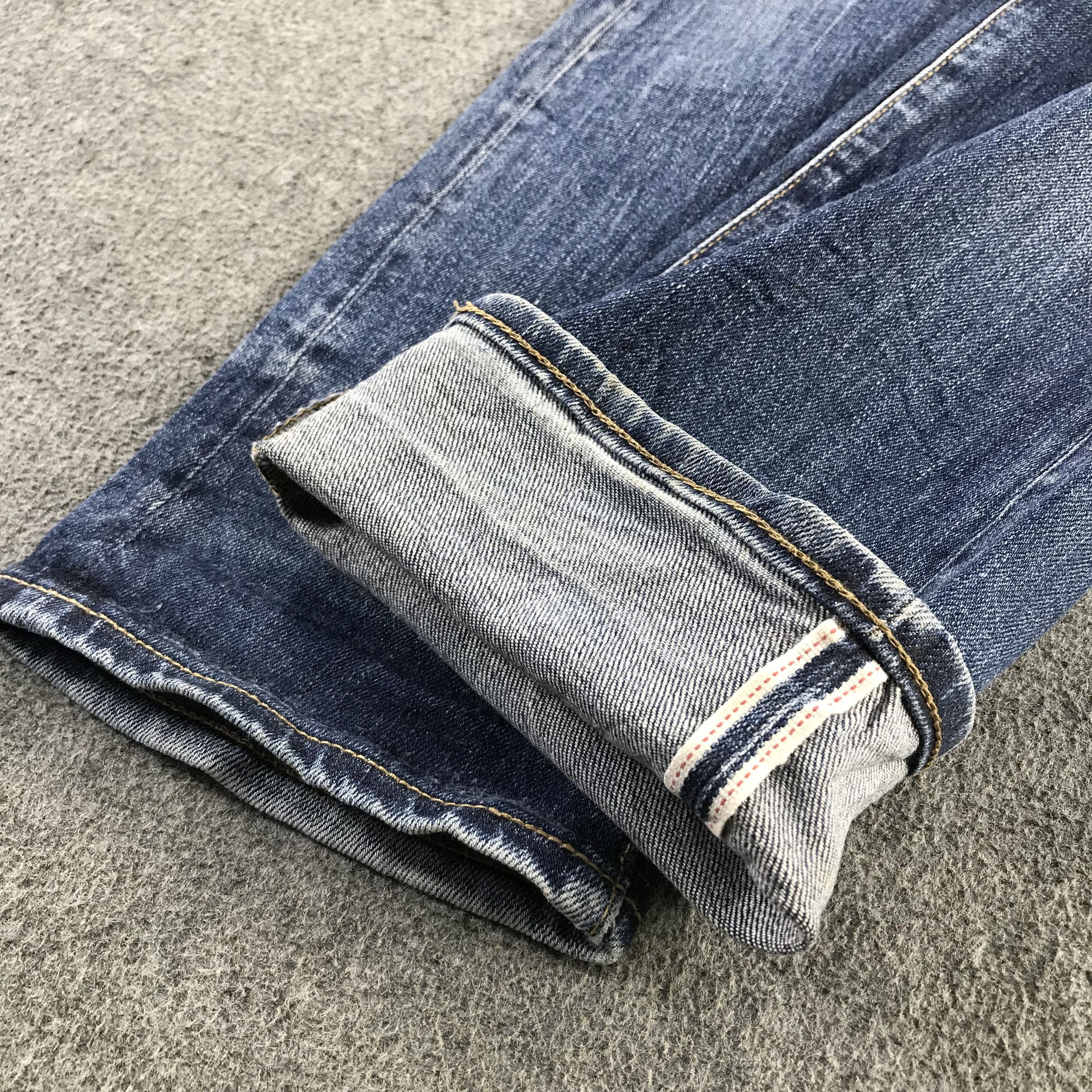 Japanese Brand Uniqlo Selvedge Jeans Faded Redline Denim KJ3434 Size US 32 / EU 48 - 5 Thumbnail