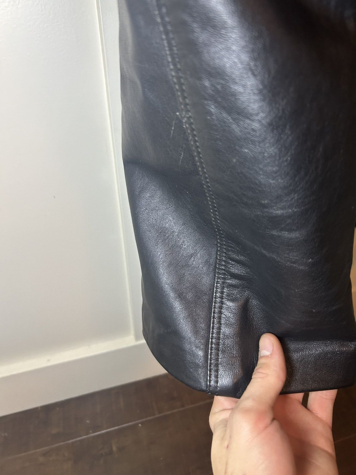Leather Vintage thick leather racing pants Size US 36 / EU 52 - 6 Thumbnail