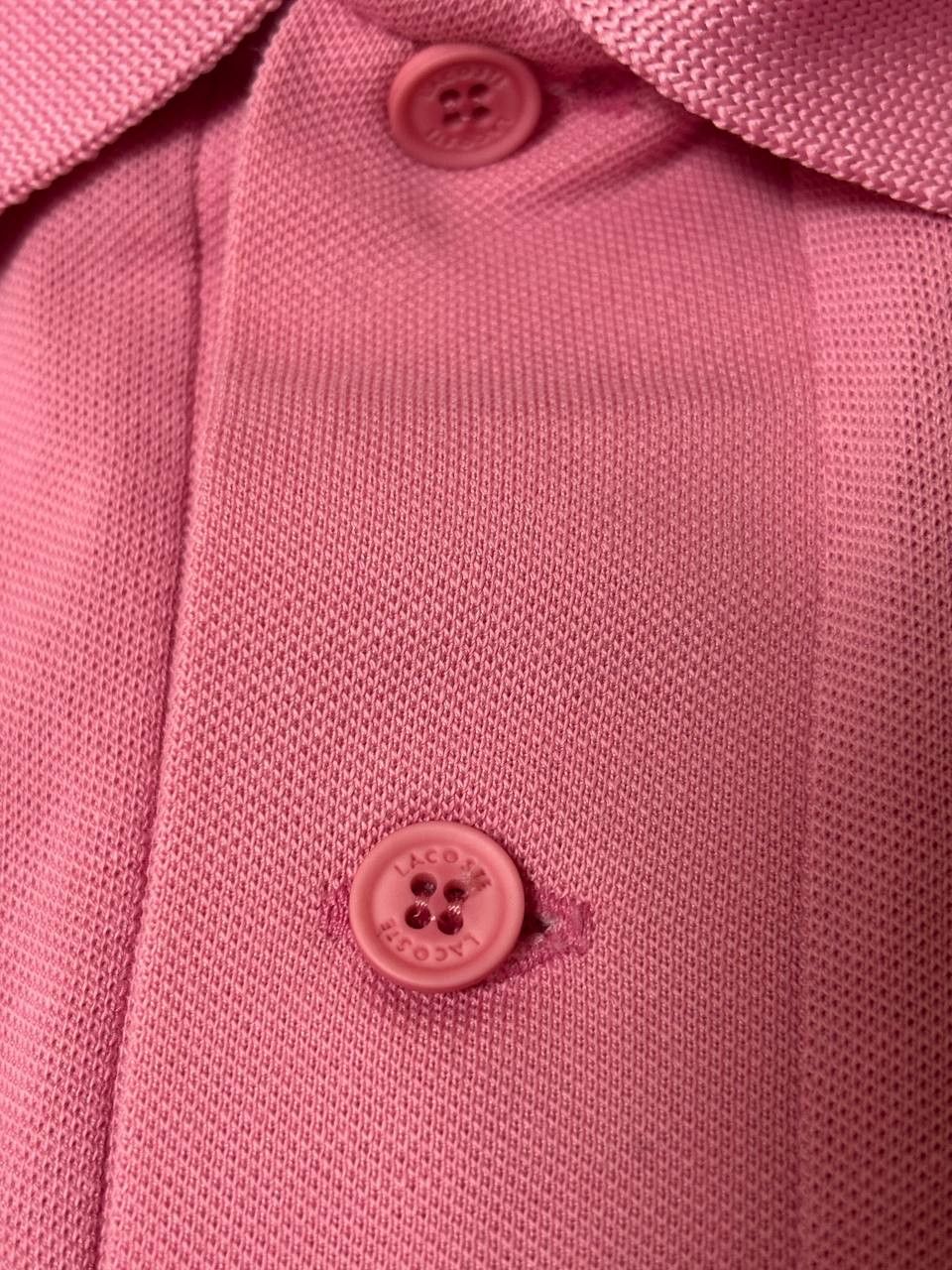 Lacoste Lacoste Slim Fit Polo – Pink / Red Collar Logo Size US XXL / EU 58 / 5 - 19 Thumbnail