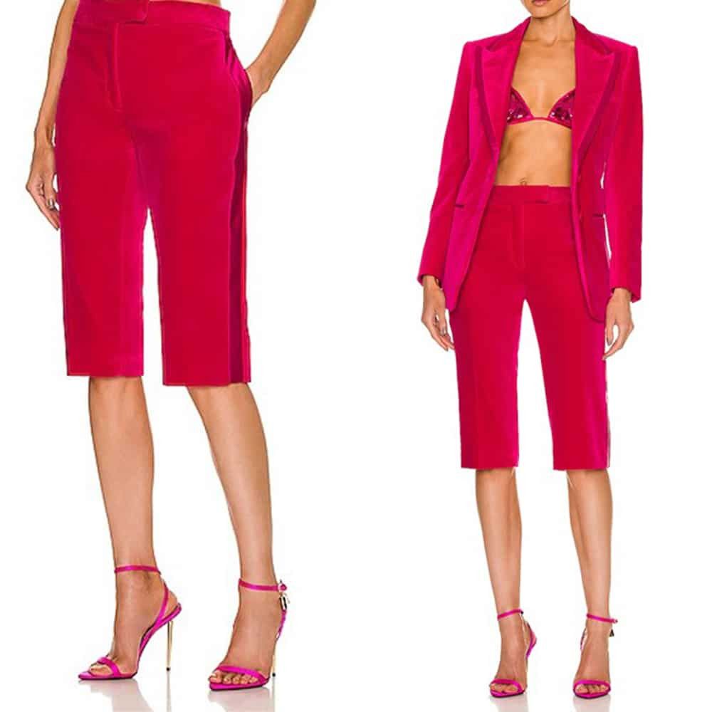 Tom Ford o1loc1c0924 PAW459 Woven Short in Red Size 27" / US 4 / IT 40 - 1 Preview