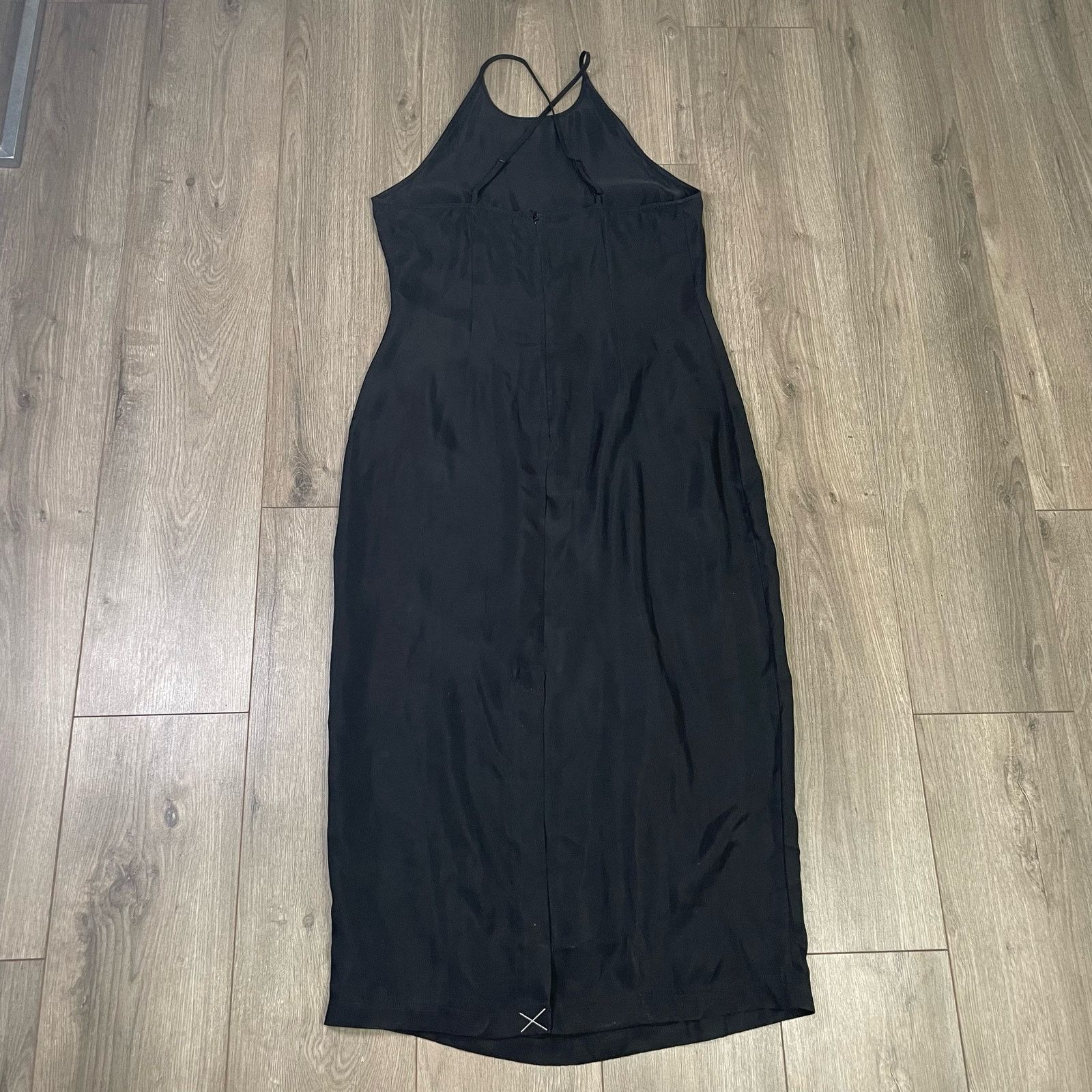 Madewell Madewell Crisscross Cupro Chic Midi Slip Dress US Women's 4 Size S / US 4 / IT 40 - 3 Thumbnail