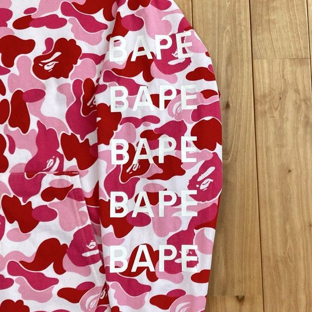 Bape BAPE LOGO ABC camo pink full zip hoodie a bathing ape Size US XL / EU 56 / 4 - 2 Thumbnail