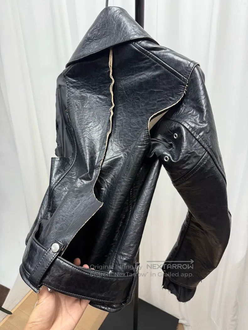 Junya Watanabe JUNYA WATANABE Patchwork Leather Deconstructed Asymmetrica Size S / US 4 / IT 40 - 6 Thumbnail