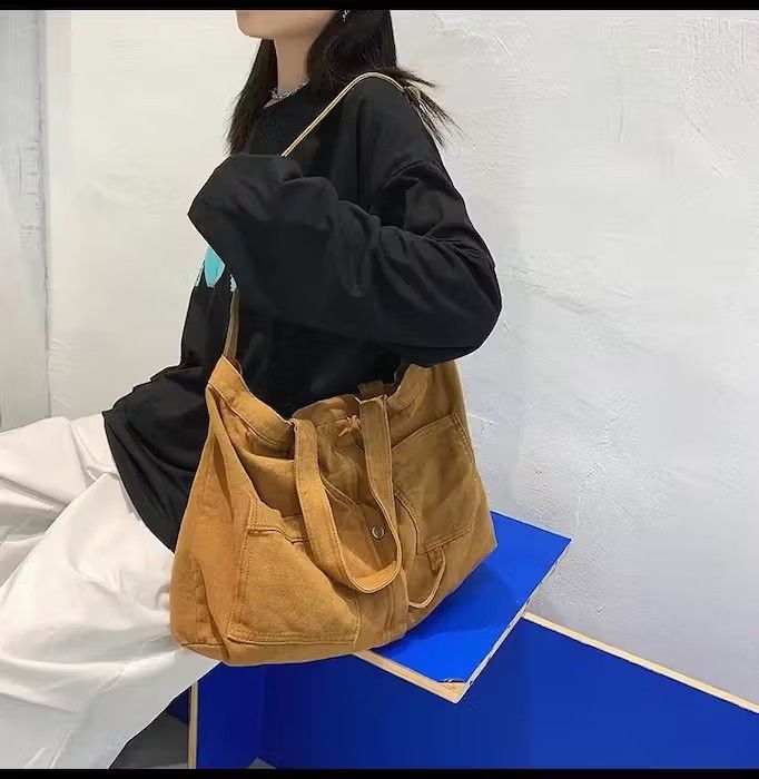 Japanese Brand Brown Color Shoulder Cross Body Bag Size ONE SIZE - 5 Thumbnail