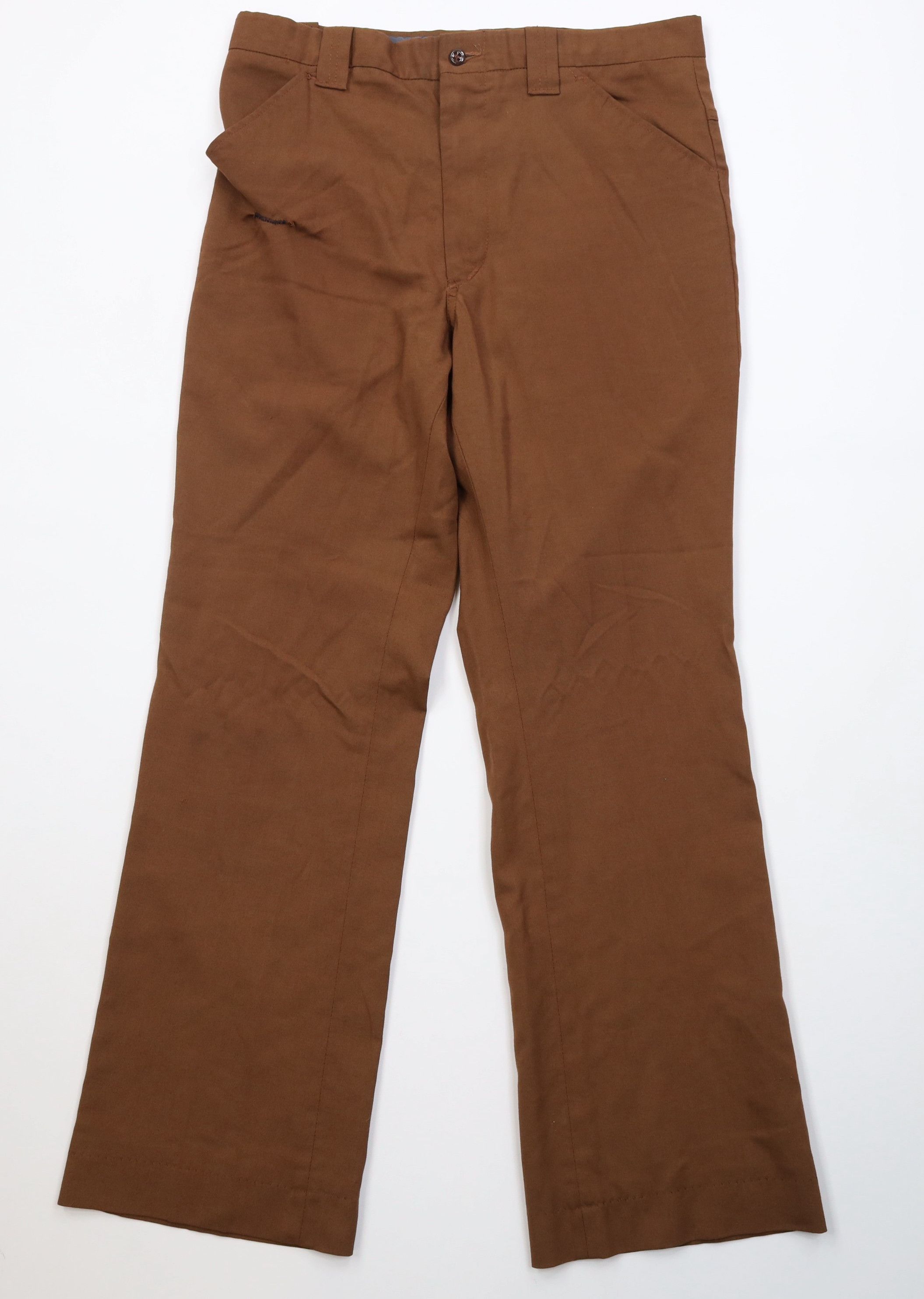 Coca Cola Vintage 70s Coca Cola Wide Leg Chino Pants Trousers USA Size US 32 / EU 48 - 1 Thumbnail