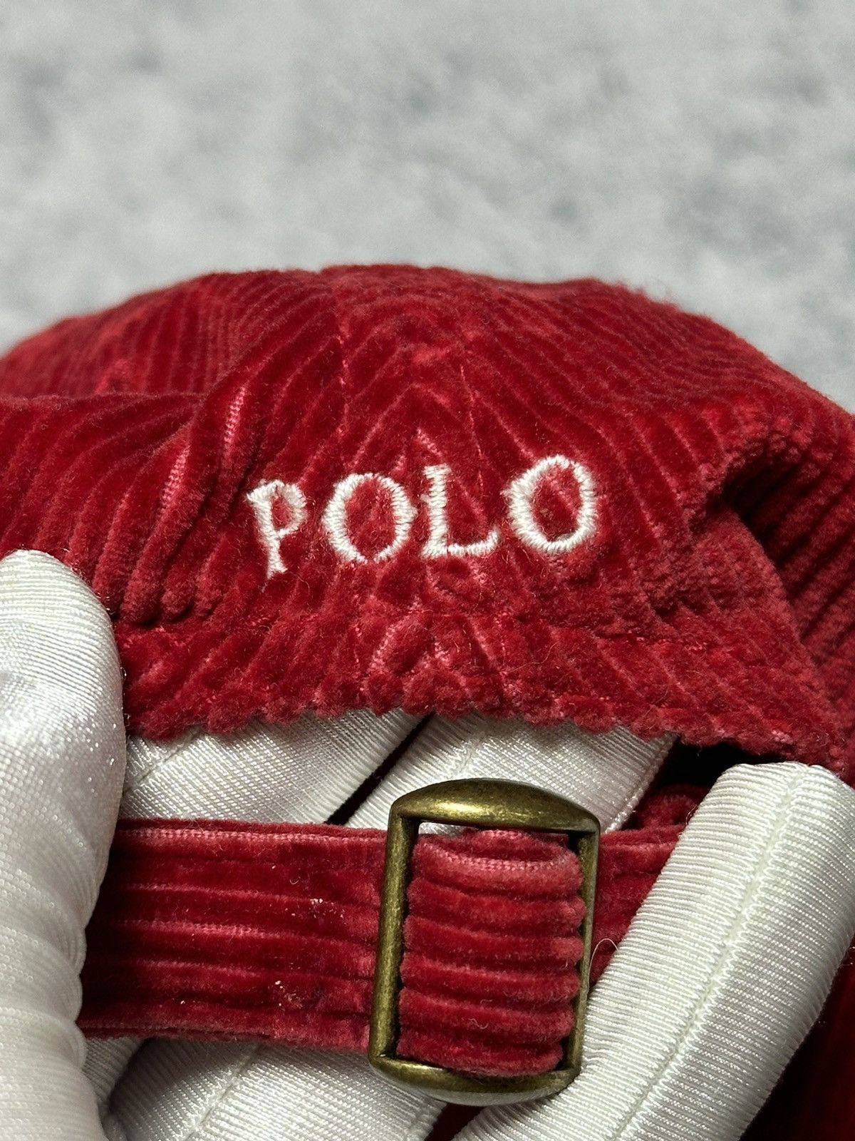 Polo Ralph Lauren Polo Ralph Lauren Bear Christmas Tree Corduroy Kids Boys Cap Size ONE SIZE - 6 Thumbnail