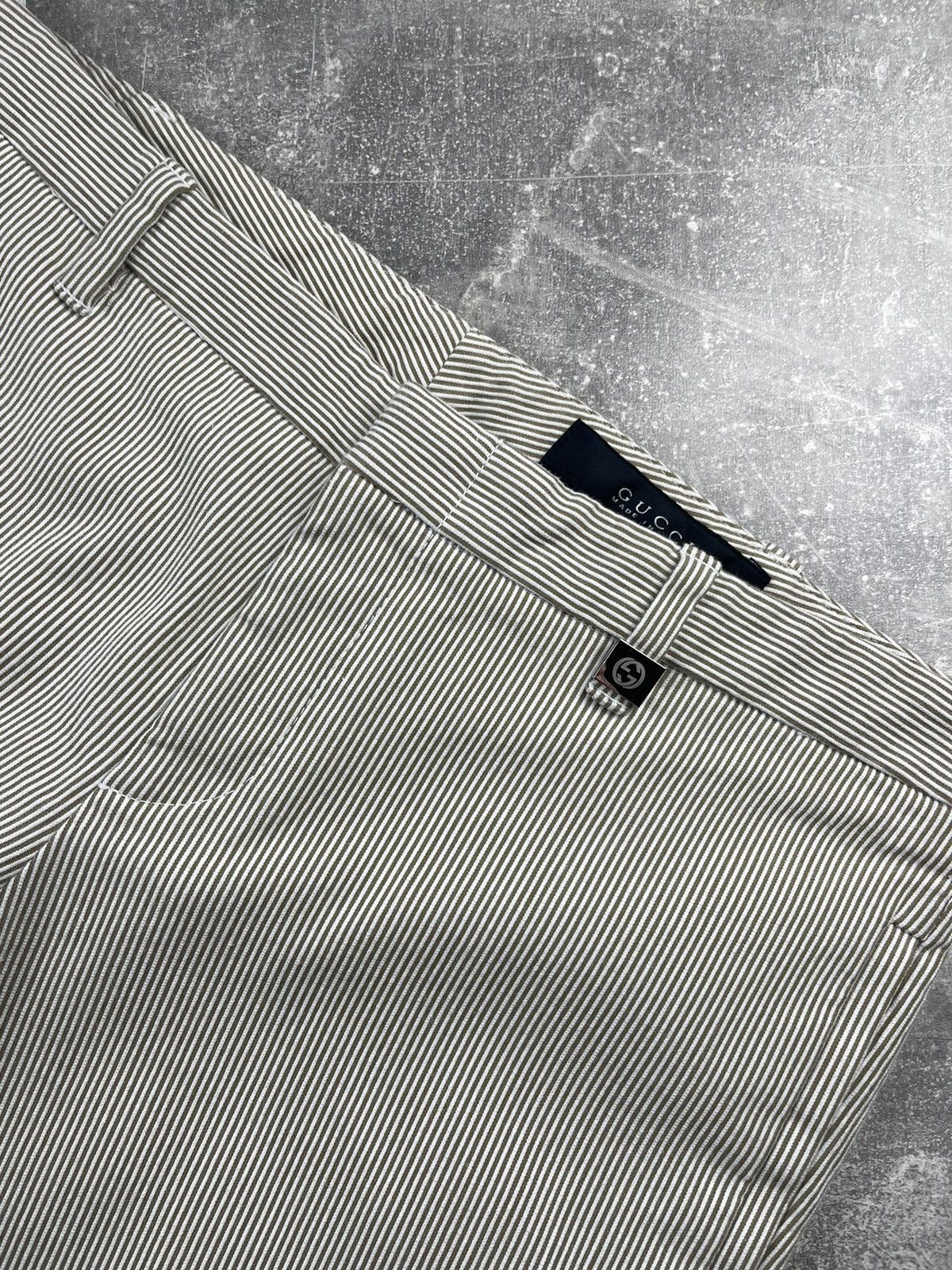 Gucci Gucci Archives Frida Giannini Era Flared Striped Pants Size 26" / US 2 / IT 38 - 5 Thumbnail