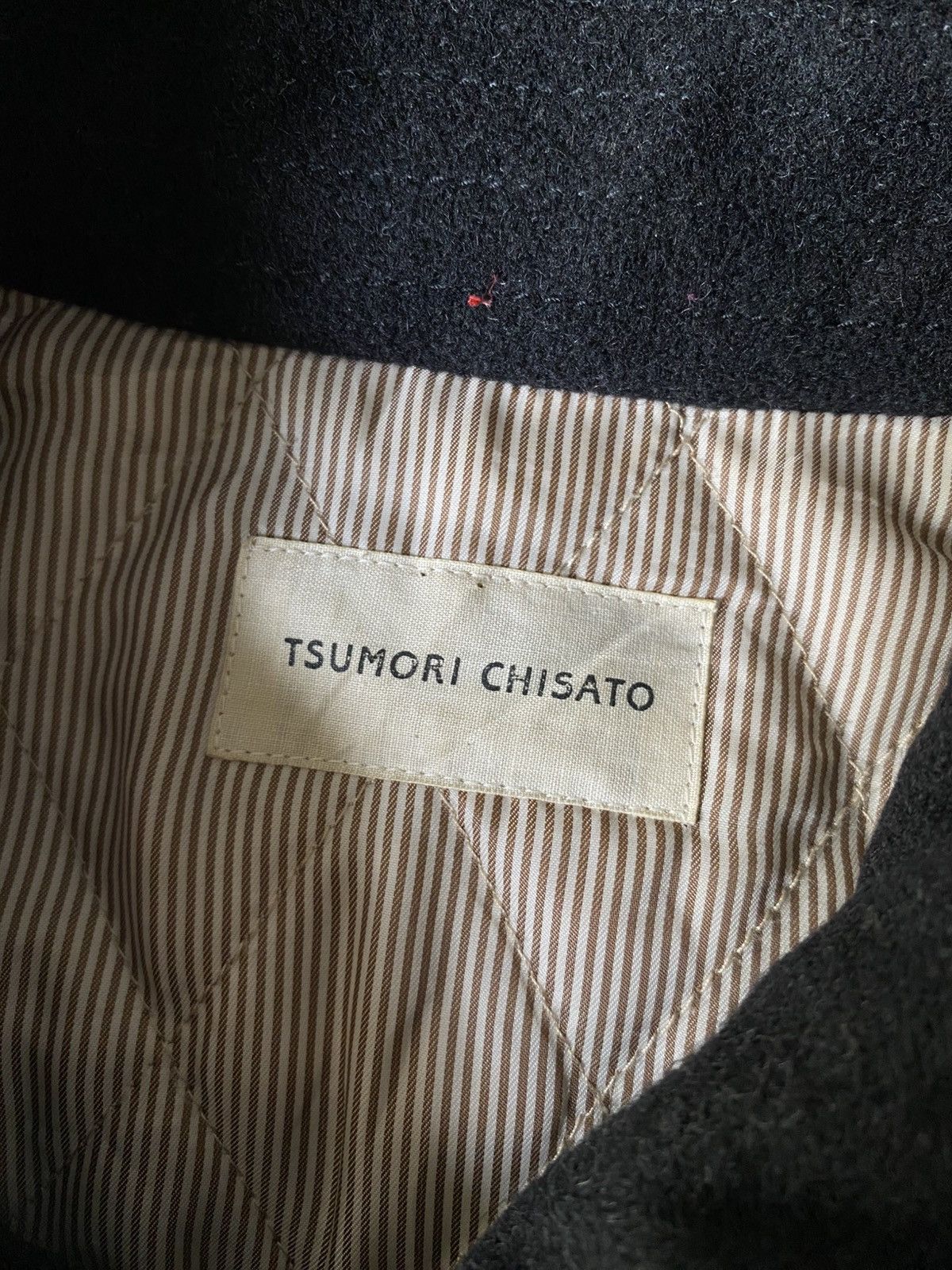 Tsumori Chisato TSUMORI CHISATO Black Double-Breasted Pea Coat Size M / US 6-8 / IT 42-44 - 6 Thumbnail