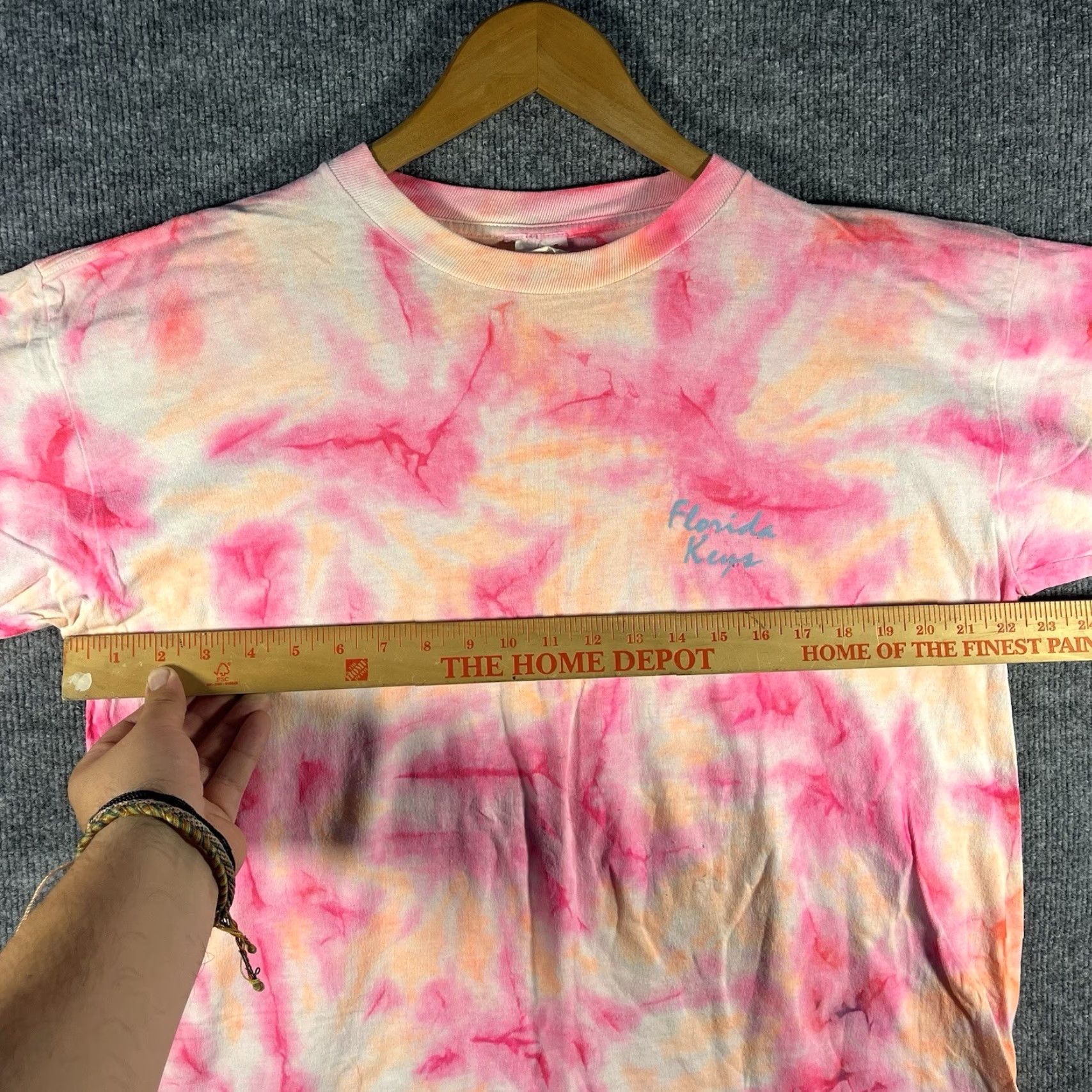 Vintage VINTAGE Key West Florida T-Shirt XL Pink Tie Dye Short Sleeve Mens 80s Souvenir Size US XL / EU 56 / 4 - 4 Thumbnail