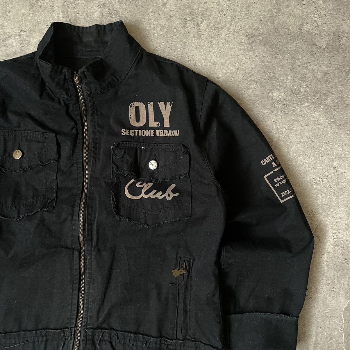 Dolce & Gabbana × Vintage Vintage Dolce&Gabbana Denim Jacket Big Logo Size US S / EU 44-46 / 1 - 2 Thumbnail
