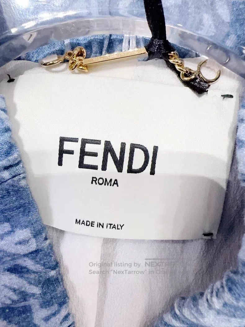 Fendi Fendi Denim Jacket Size S / US 4 / IT 40 - 4 Thumbnail