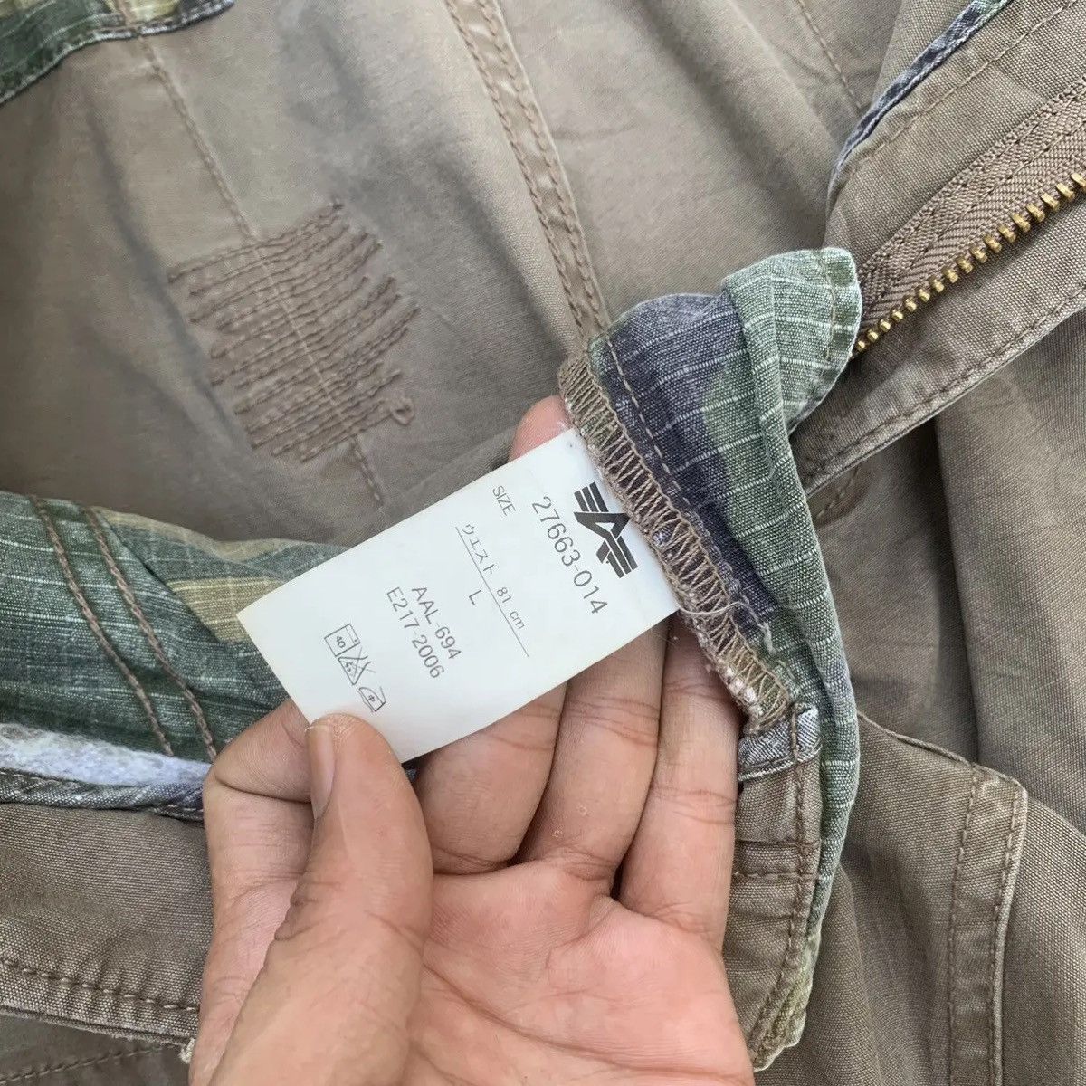 Jungles STEALS💥JAPANESE VINTAGE UTILITY ALPHA INDUSTRY CARGO PANTS Size US 32 / EU 48 - 11 Thumbnail