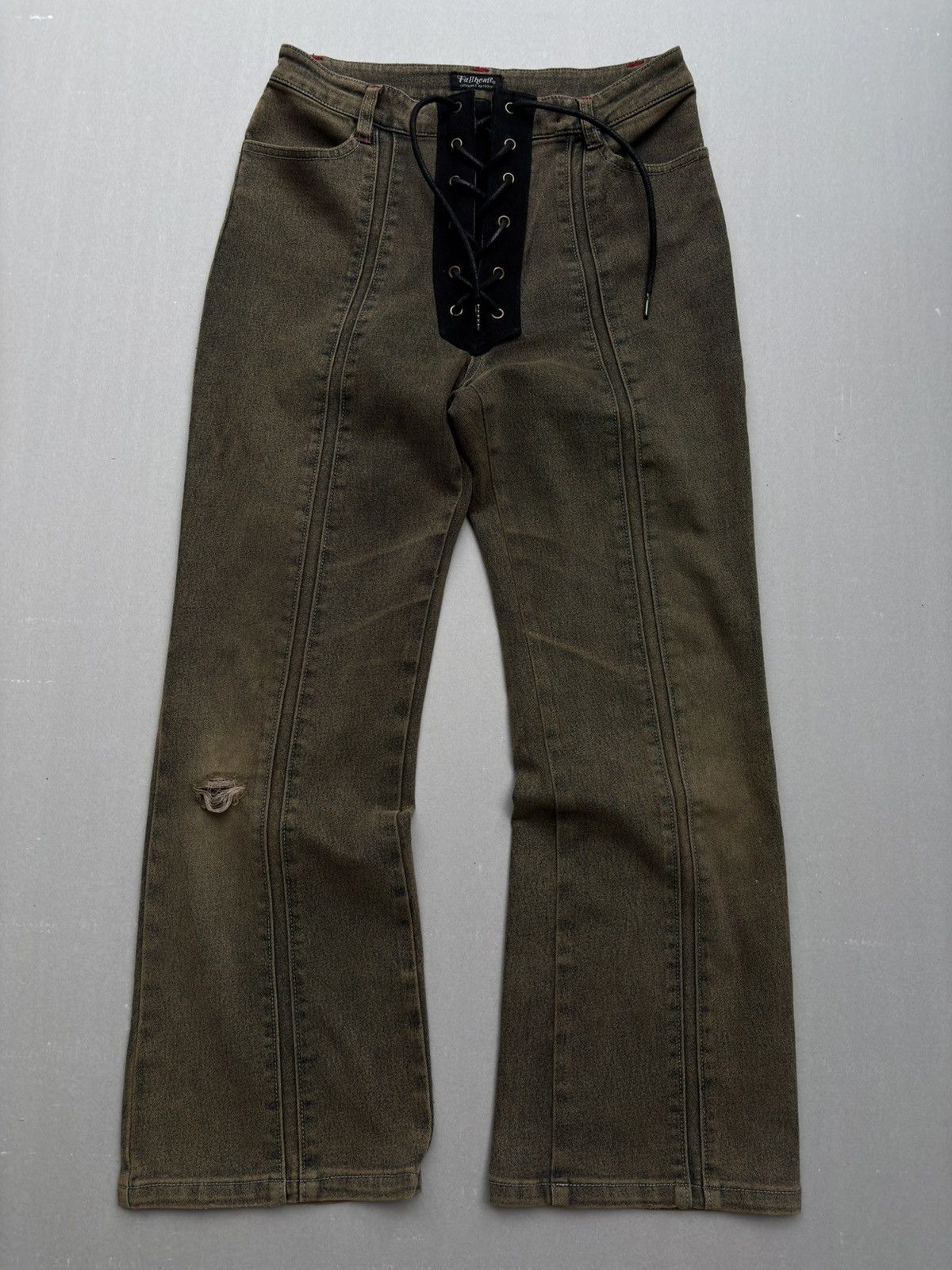 If Six Was Nine IfSixWasNine „Crazy Mexican“ Snakeskin Flared Lace
