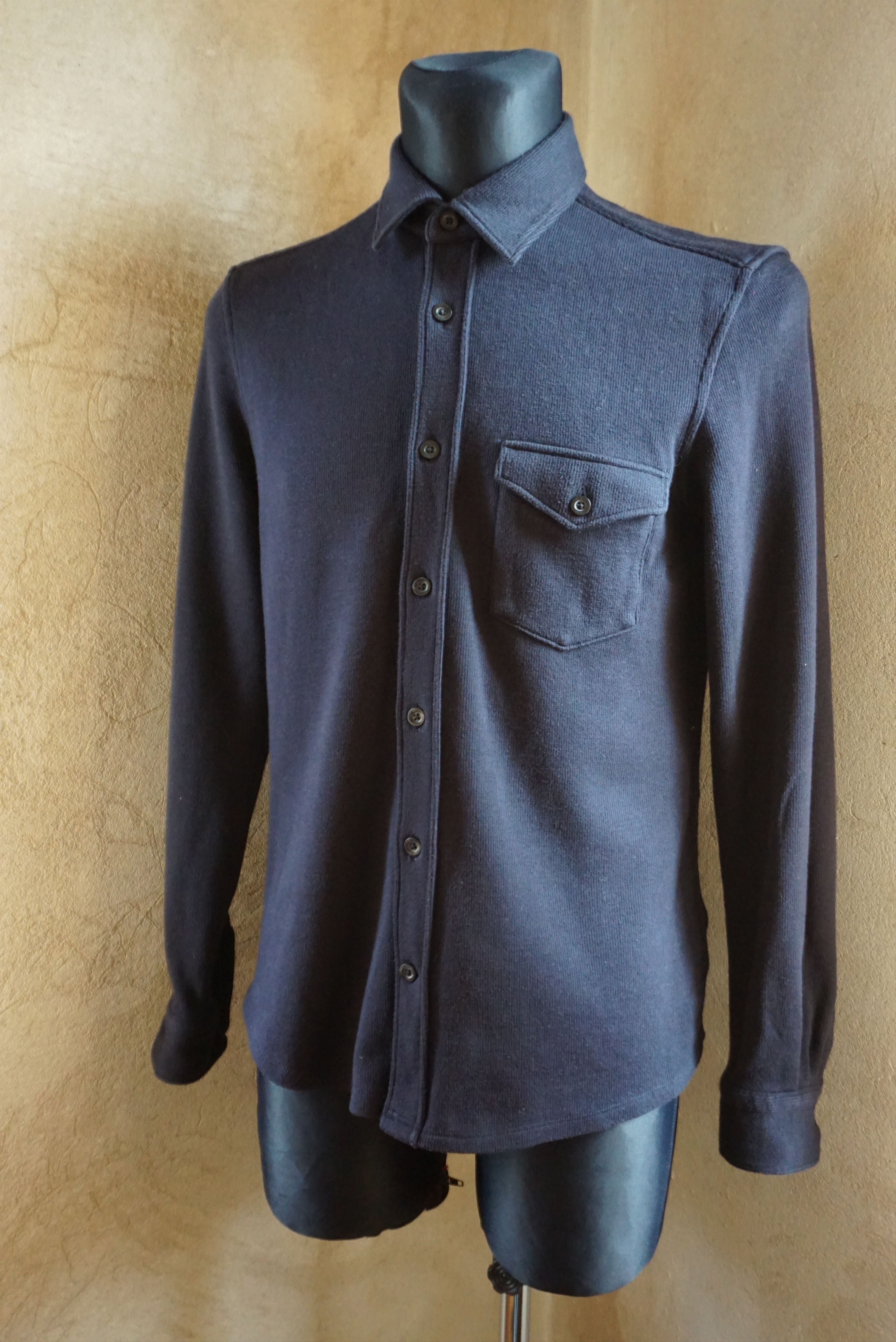 Other UK Reiss Scott shirt wool blend stretch slim fit casual top Size US M / EU 48-50 / 2 - 1 Thumbnail