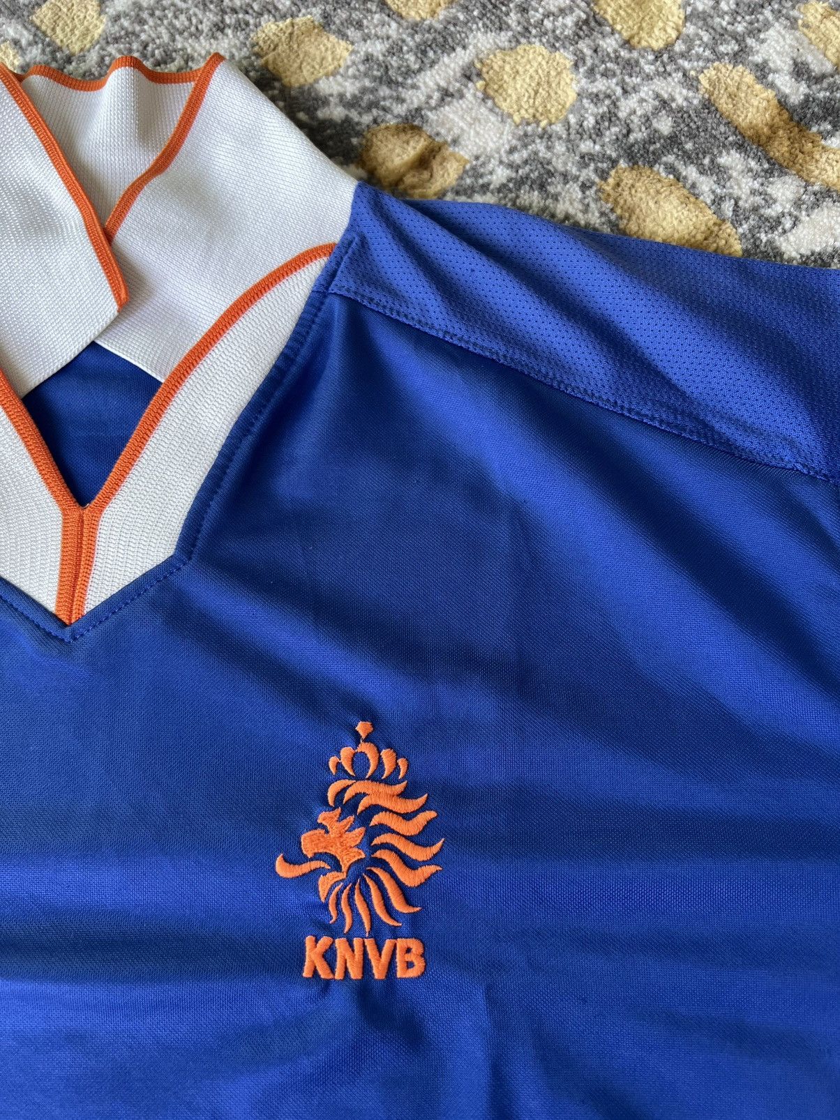Nike × Vintage 90s Vintage Nike Unknown Signature Netherlands jersey Size US XL / EU 56 / 4 - 5 Thumbnail