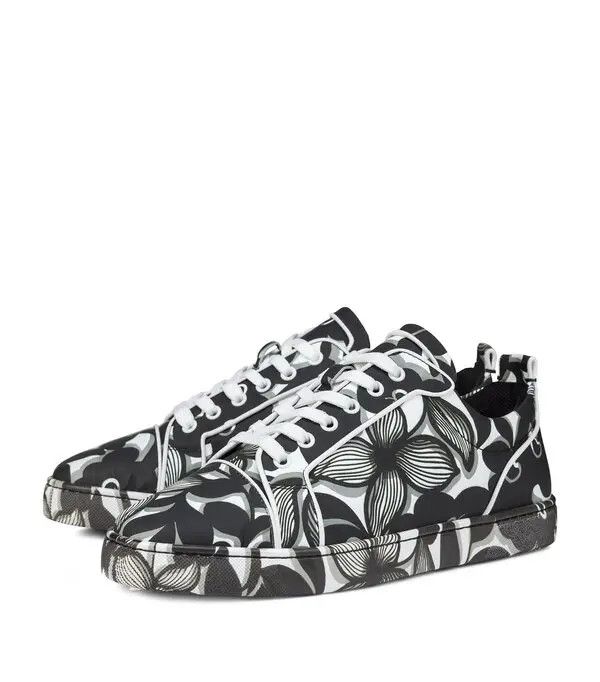 Christian Louboutin o1s1wg110625 Louis Junior Orlato Flat in Black/White Size US 10 / EU 43 - 1 Thumbnail