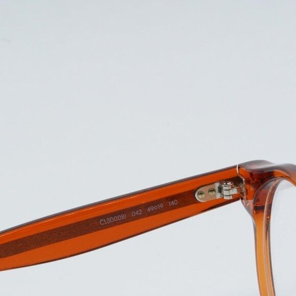 Celine 🕶️ New Celine CL50008I 042 Orange Eyeglasses 49mm Size ONE SIZE - 10 Thumbnail