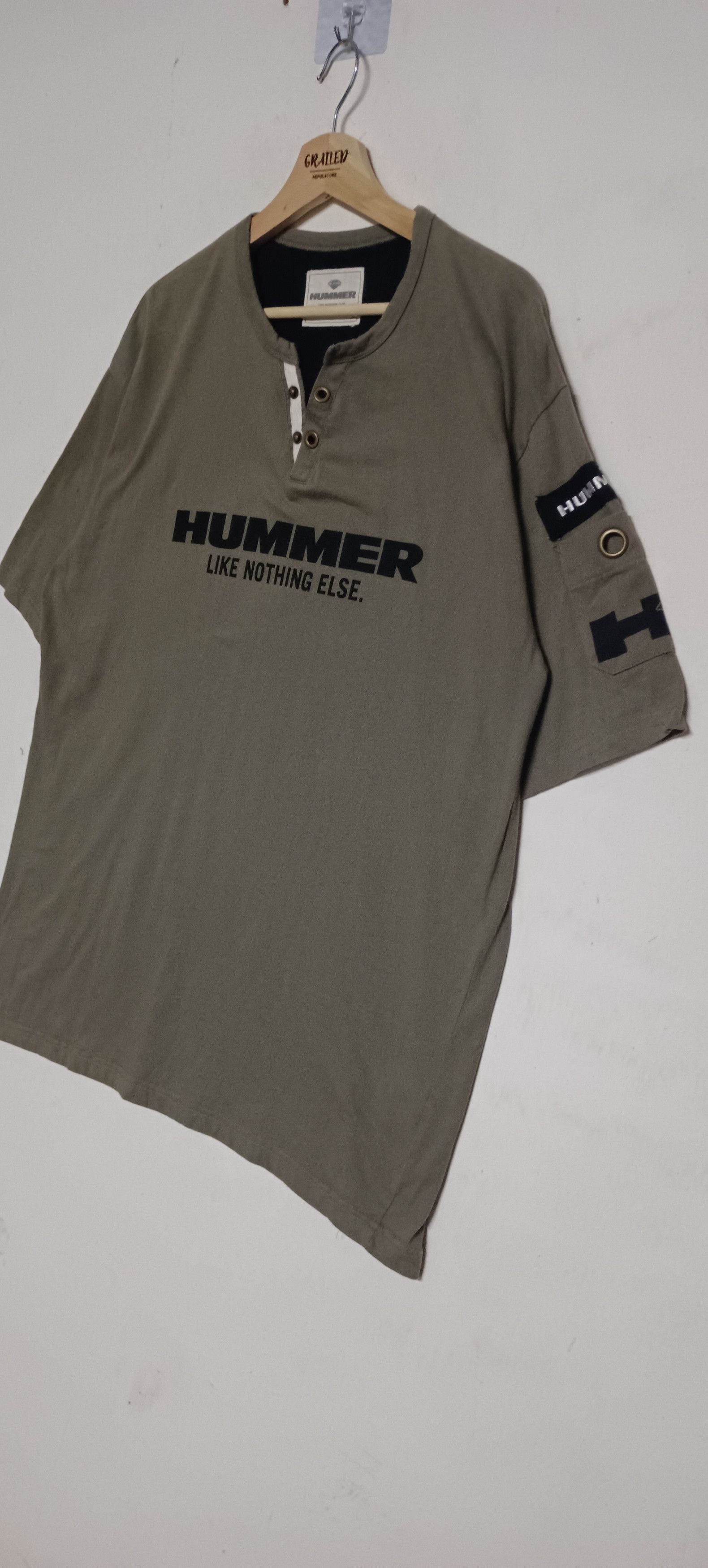 Hummel × Vintage Vintage Hummer Short Sleeve Size US XL / EU 56 / 4 - 6 Thumbnail