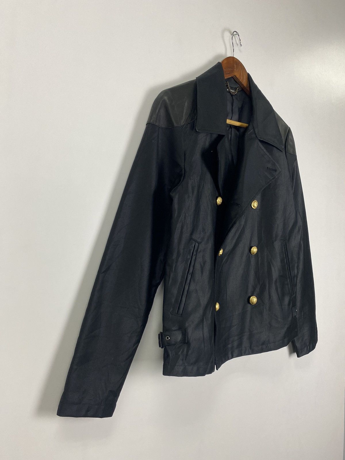 Ann Demeulemeester Ann Demeulemeester shoulder leather Jacket nice design Size US M / EU 48-50 / 2 - 5 Thumbnail