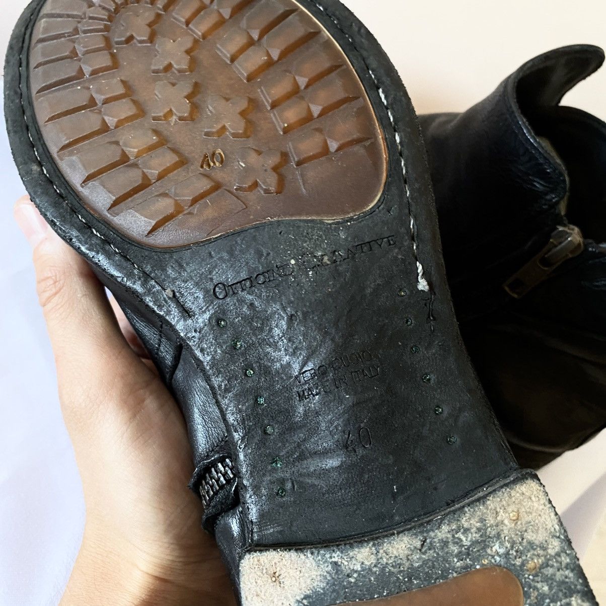 Officine Creative Officine Creative Strap Boots Black AS 98 Guidi Vibe Size US 7 / EU 40 - 8 Thumbnail