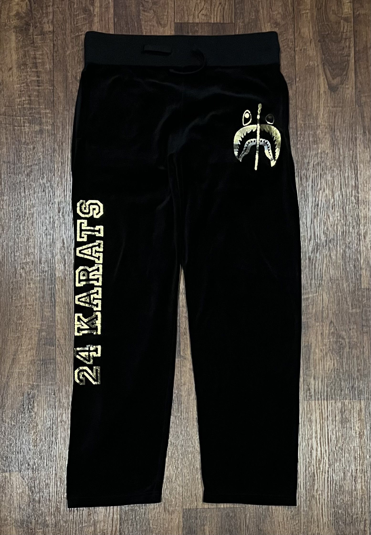 Bape REFLECTIVE SHARK 2LAYER PANTS | Grailed