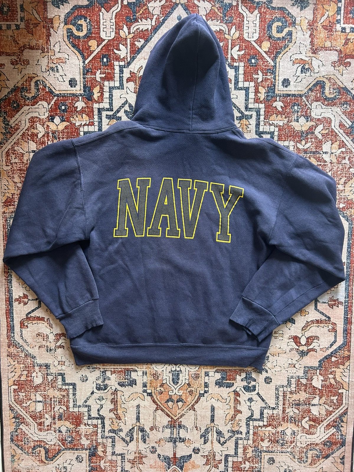 Vintage 90s U.S NAVY pullover hoodie Size US M / EU 48-50 / 2 - 5 Thumbnail