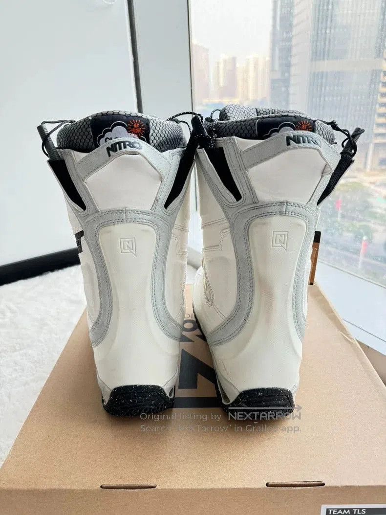 Anonymous Club Nitro Team TLS Snowboard Boots White. Size US 7 / EU 40 - 6 Thumbnail