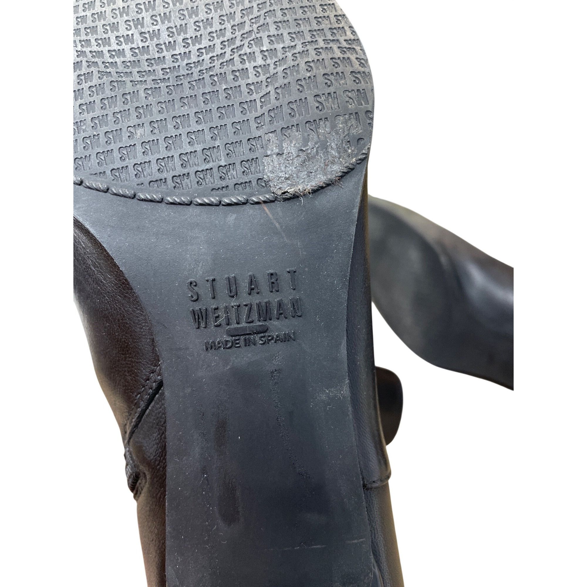 Stuart Weitzman Stuart Weitzman womans black leather zip heeled 2.5" ankle b Size US 7.5 / IT 37.5 - 7 Thumbnail