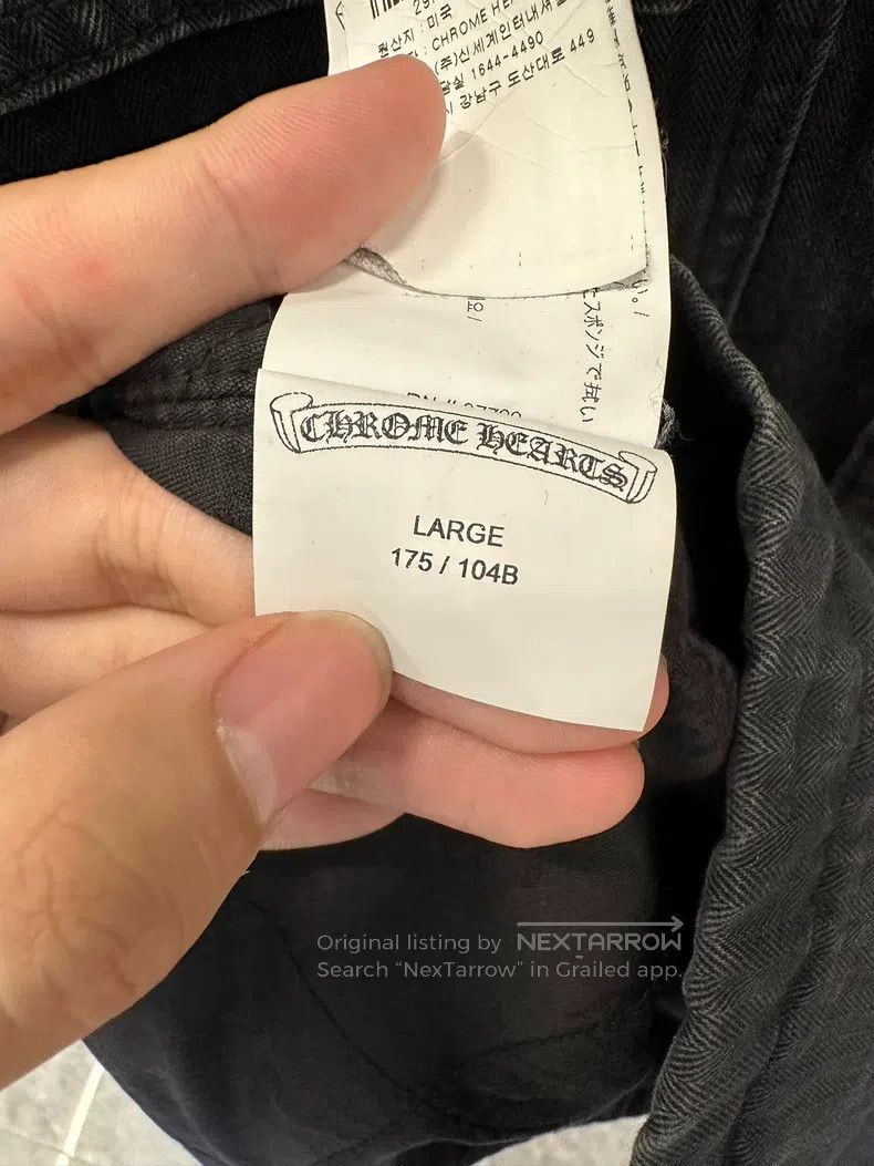Chrome Hearts CHROME HEARTS Size L Washed black and gray herringbone Work Size US L / EU 52-54 / 3 - 6 Thumbnail