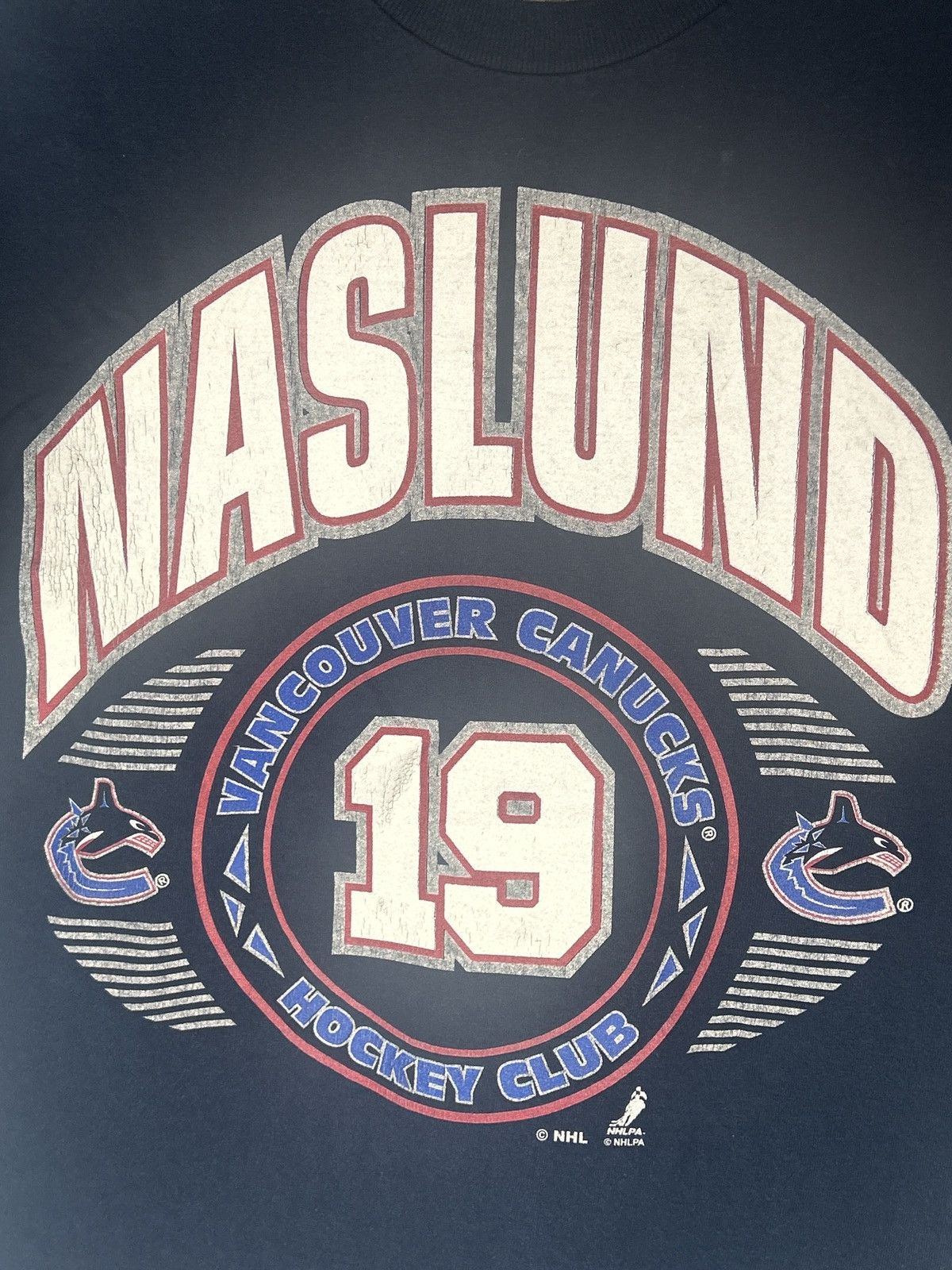 NHL Vintage Markus Naslund Vancouver Canucks Hockey Tee Size US M / EU 48-50 / 2 - 4 Thumbnail