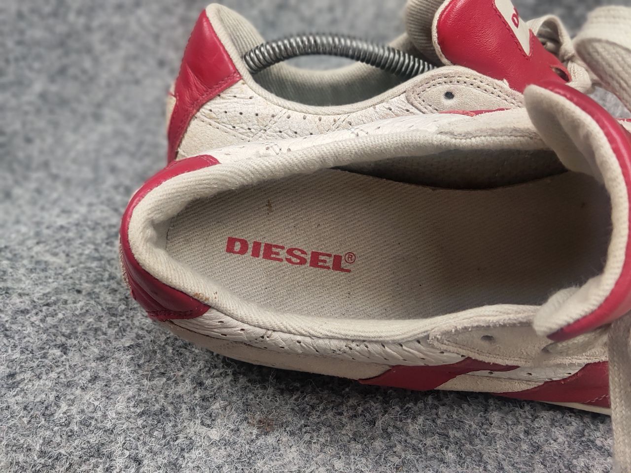Diesel Vintage Diesel Clarita Y2K Leather square toe Sneakers Size US 9 / IT 39 - 18 Thumbnail