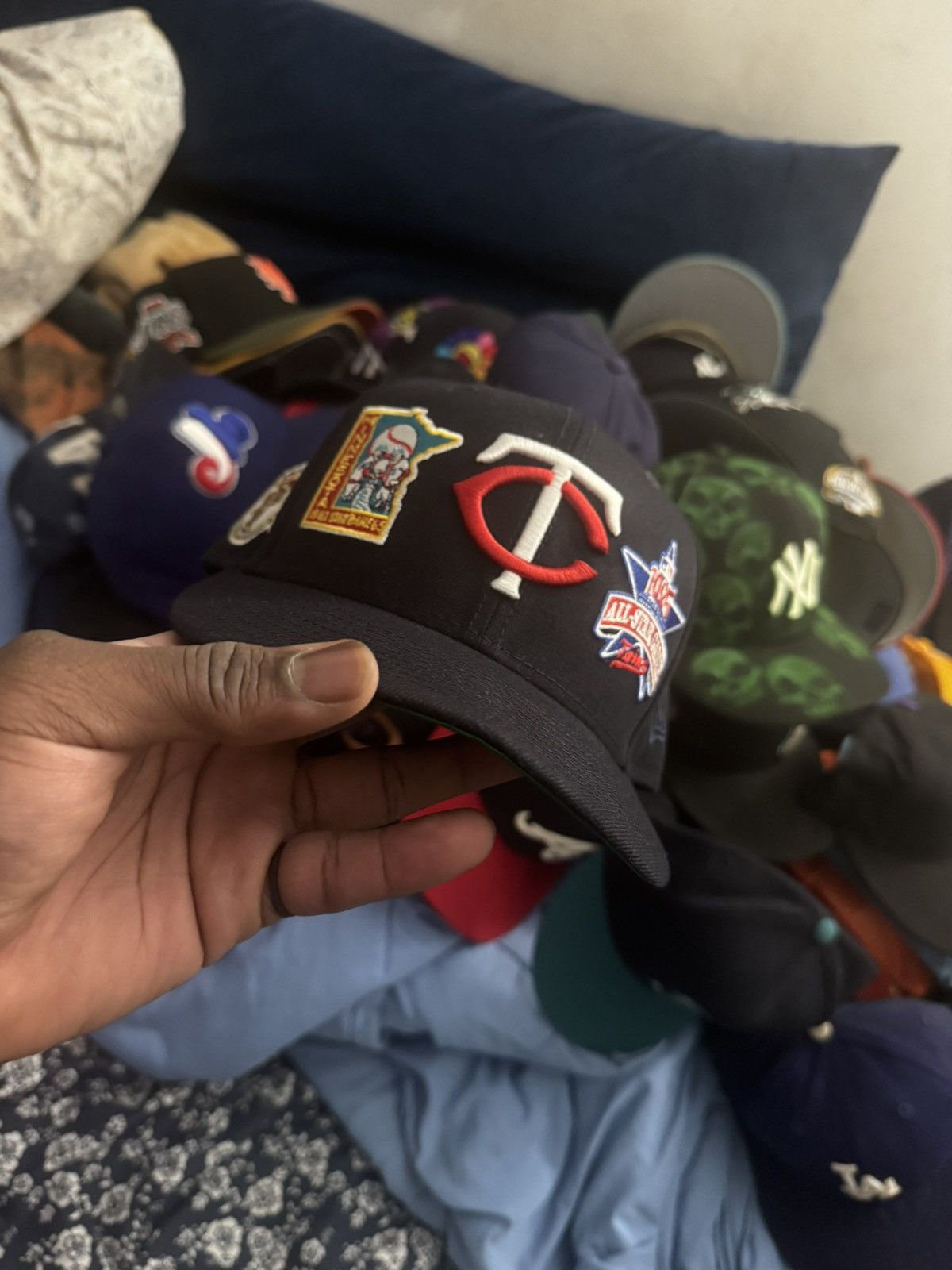 Hat Club Hat club Minnesota Twins sz 7 3/8 Size ONE SIZE - 1 Thumbnail
