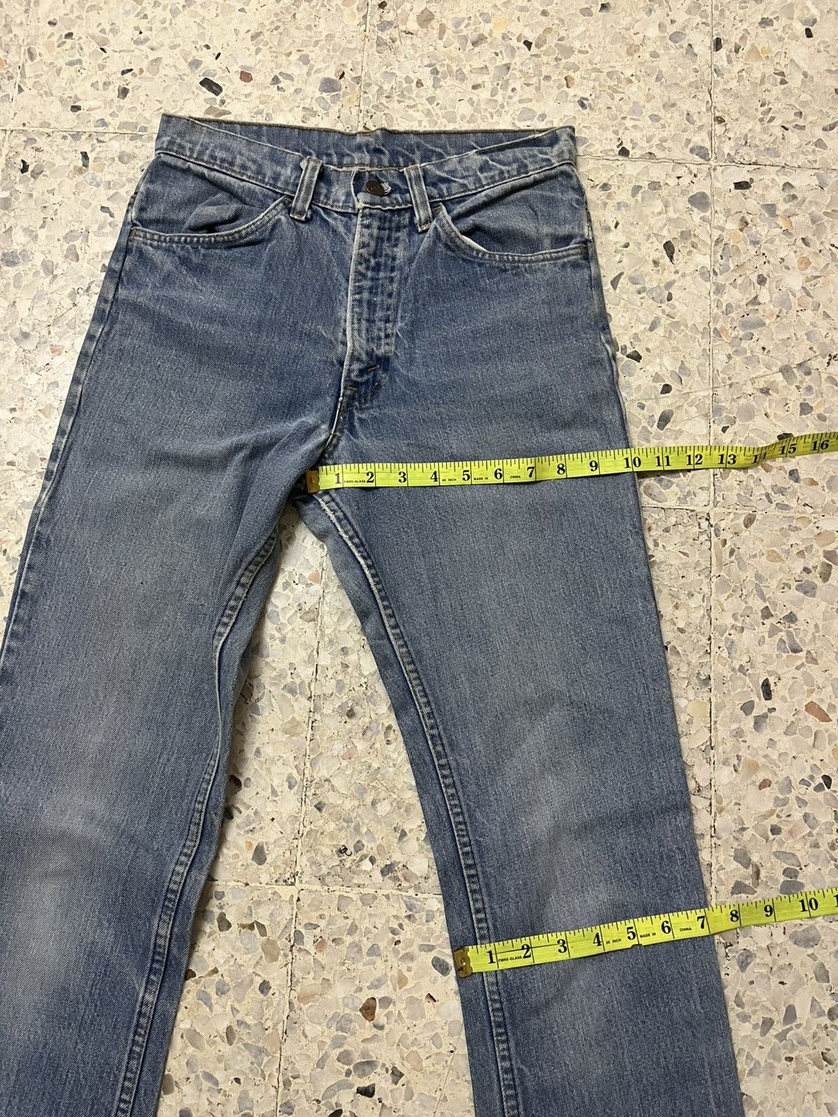 Levi's Vintage 70s levis 646 bell bottom light blue wash Size US 28 / EU 44 - 16 Thumbnail