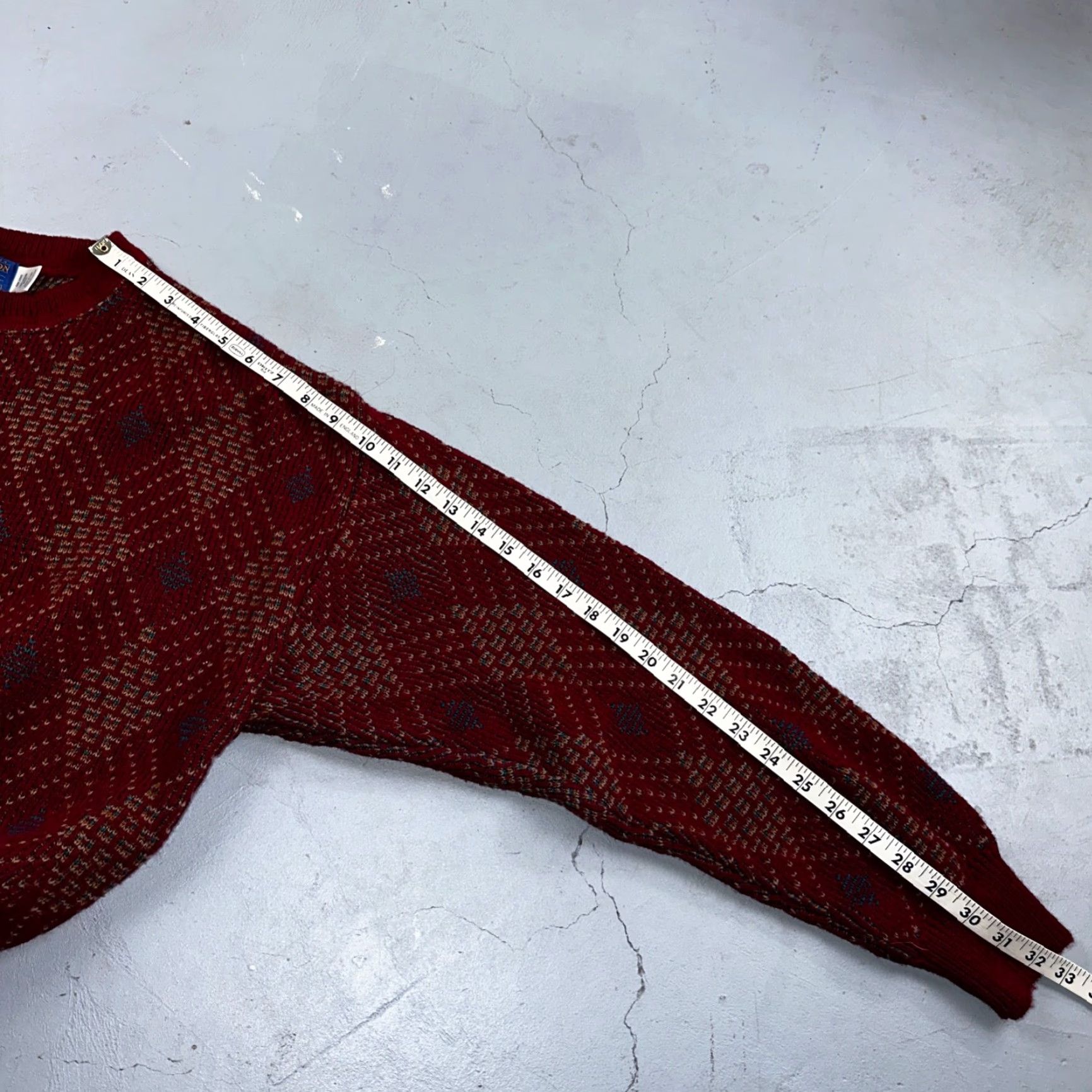 Pendleton VINTAGE Pendleton Sweater Mens L Wool Red 100% Knit Crew Neck Plaid USA Christmas Fall Winter 90s Size US L / EU 52-54 / 3 - 7 Thumbnail