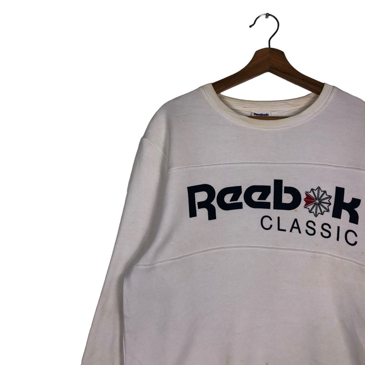 Japanese Brand × Vintage 🔥VINTAGE SWEATSHIRT CREWNECK REEBOK CLASSIC BIG LOGO Size US M / EU 48-50 / 2 - 7 Thumbnail