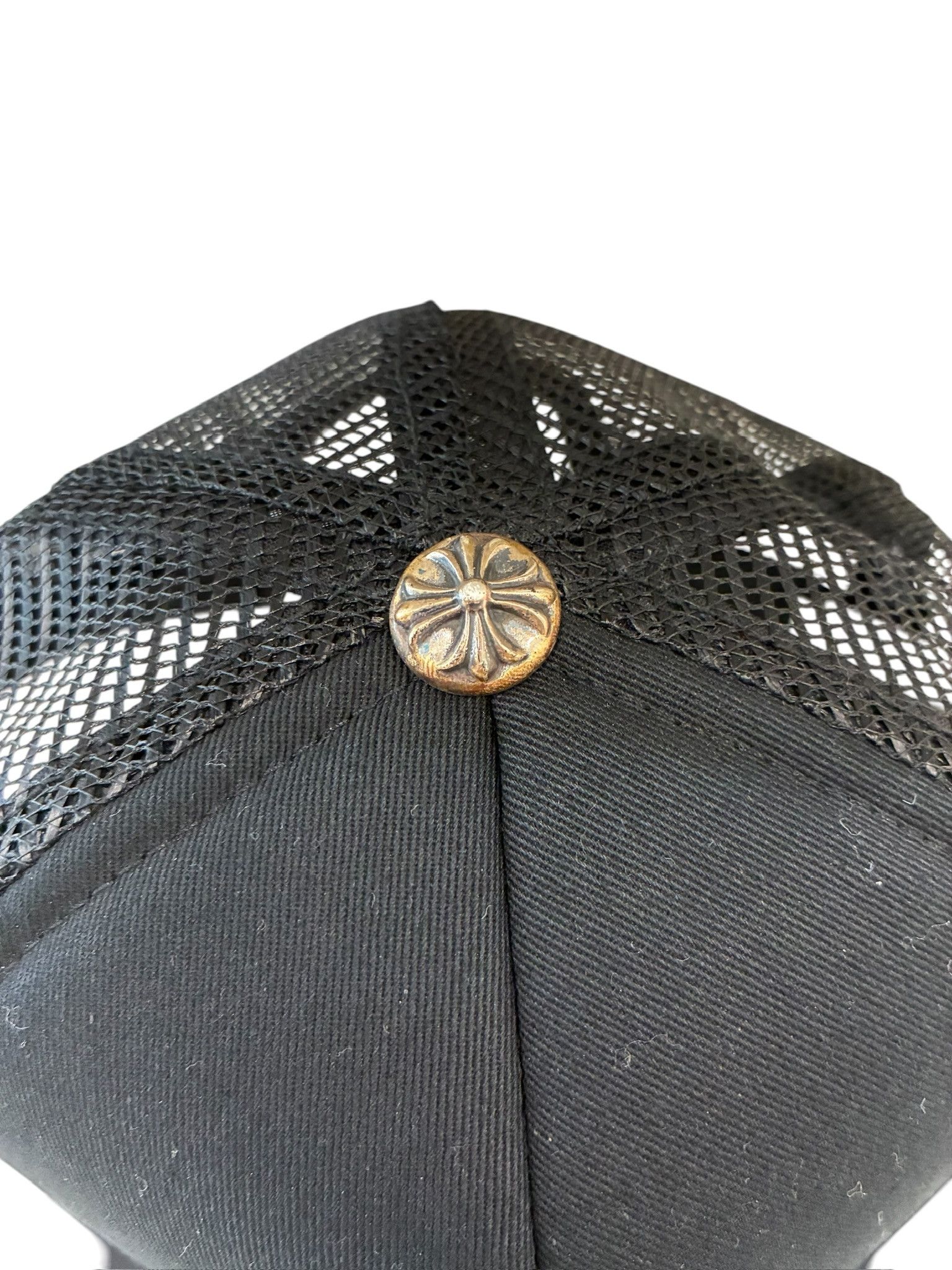 Chrome Hearts Chrome Hearts Cemetery Orange Cross Patch Trucker Hat Size ONE SIZE - 5 Thumbnail