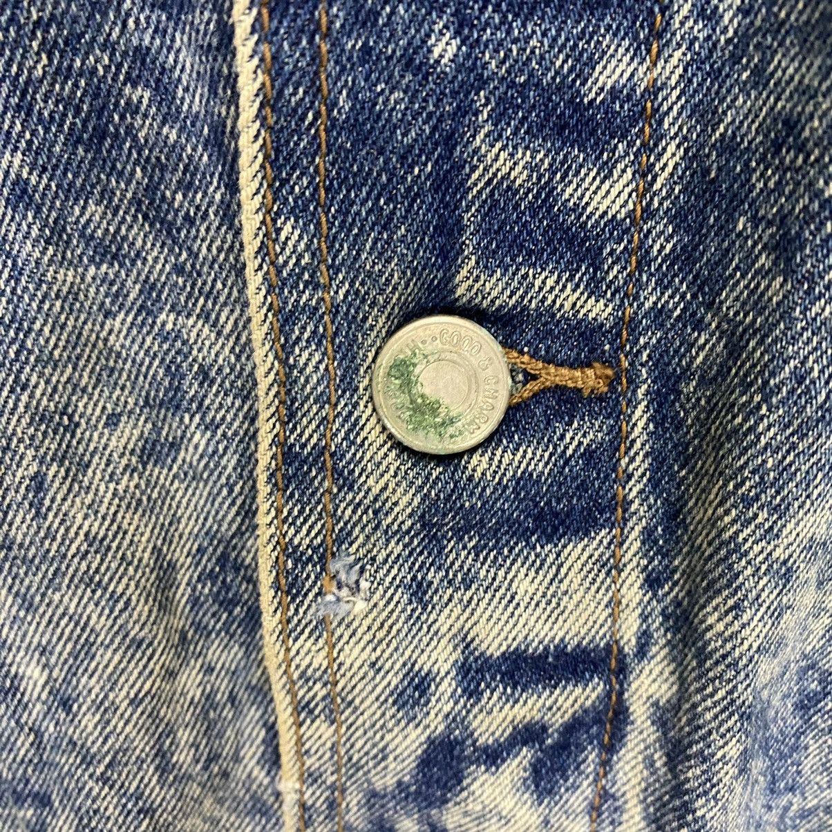 Japanese Brand VINTAGE SUPERWASHDENIM ACID WASH 13oz DENIM JACKET Size US M / EU 48-50 / 2 - 6 Thumbnail