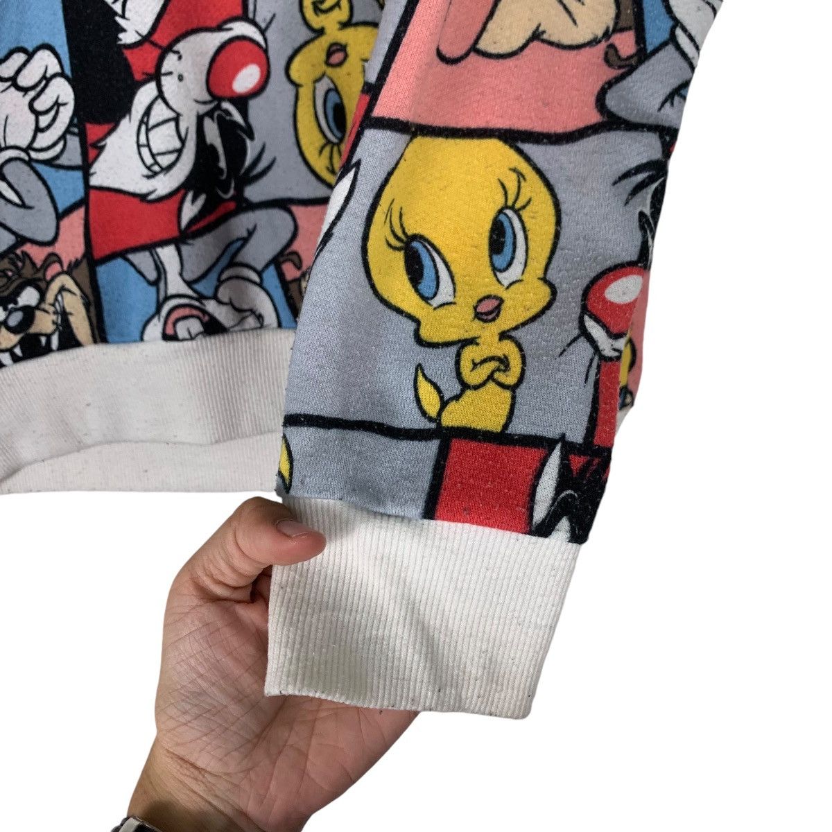 Cartoon Network LOONEY TUNES Fullprint Pullover Hoodies Sweatshirt #1348-C61 Size US M / EU 48-50 / 2 - 12 Thumbnail