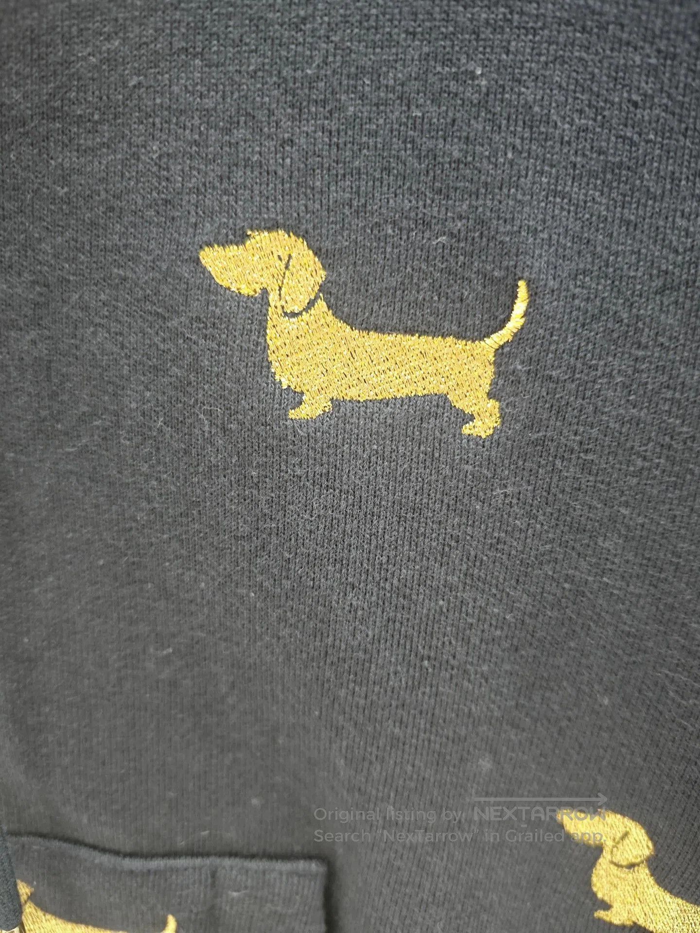 Thom Browne thom browne navy dog embroidery hoodie. Size US XXS / EU 40 - 2 Thumbnail