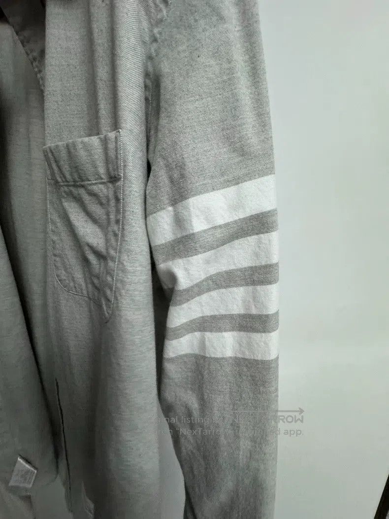 Thom Browne Thom Browne Long Sleeve Button Shirt Size US XL / EU 56 / 4 - 4 Thumbnail
