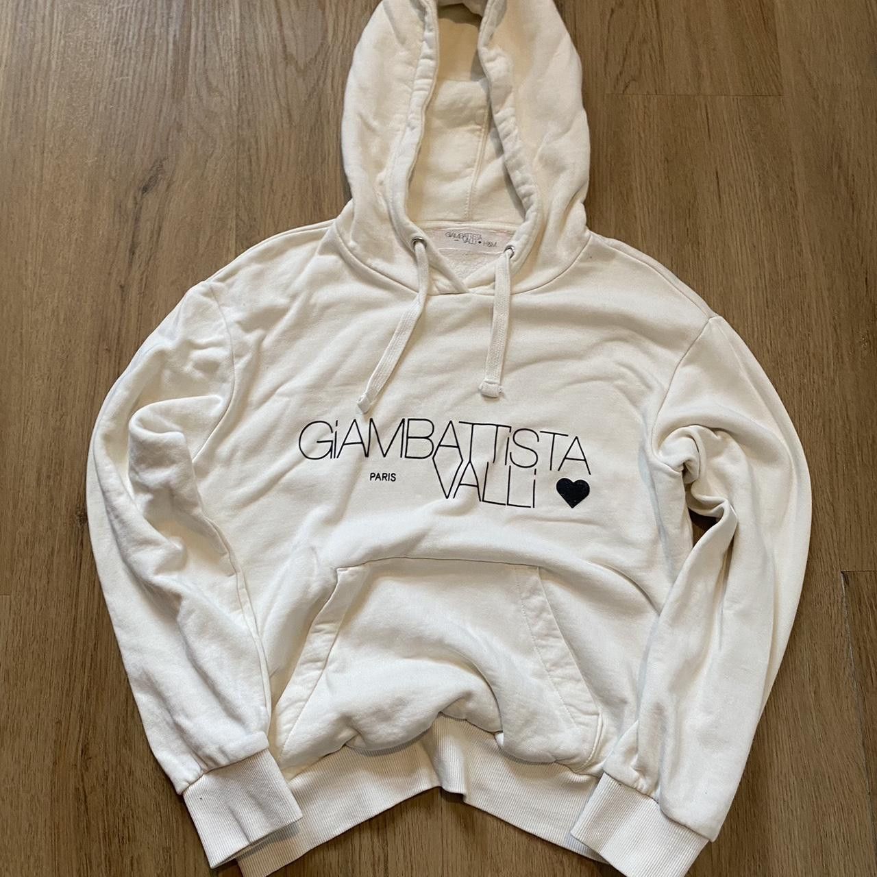 Other Cream and black Giambattista Valli H&M hoodie Size US M / EU 48-50 / 2 - 2 Thumbnail