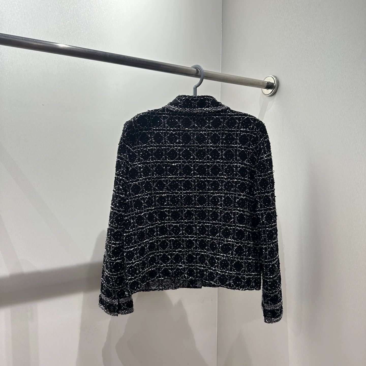 Christian Dior Monsieur Dior feb271 tweed houndstooth jacket 36 Size XS / US 0-2 / IT 36-38 - 2 Thumbnail