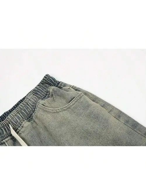 Jean Opium Y2k Shorts Jorts Washed Denim Size US 32 / EU 48 - 2 Thumbnail