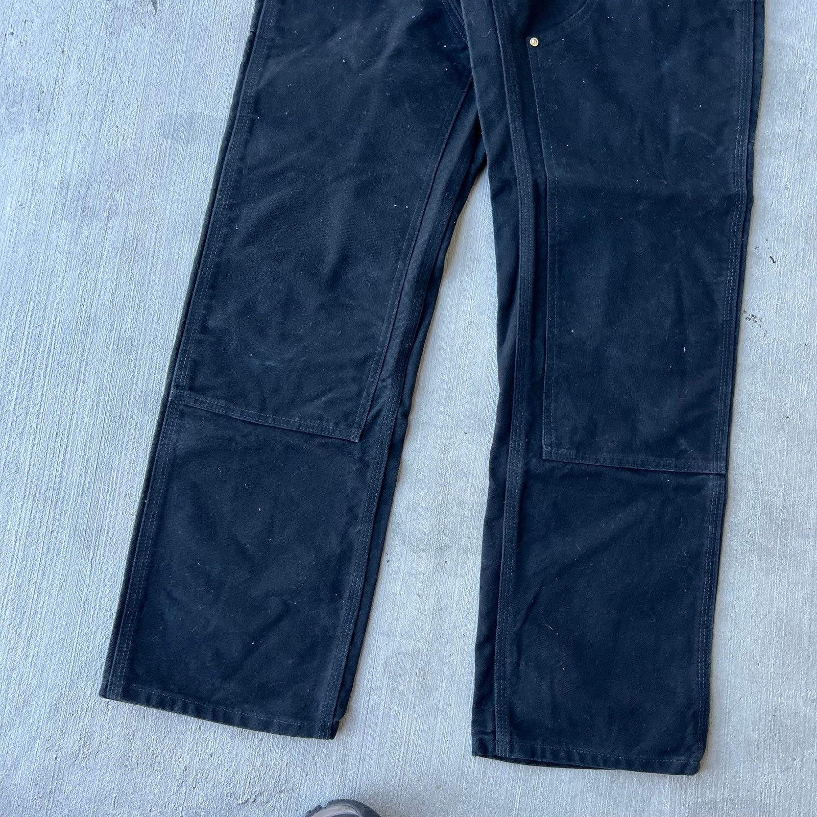 Carhartt × Vintage Carhartt black double knee work wear carpenter pants Size US 28 / EU 44 - 3 Thumbnail