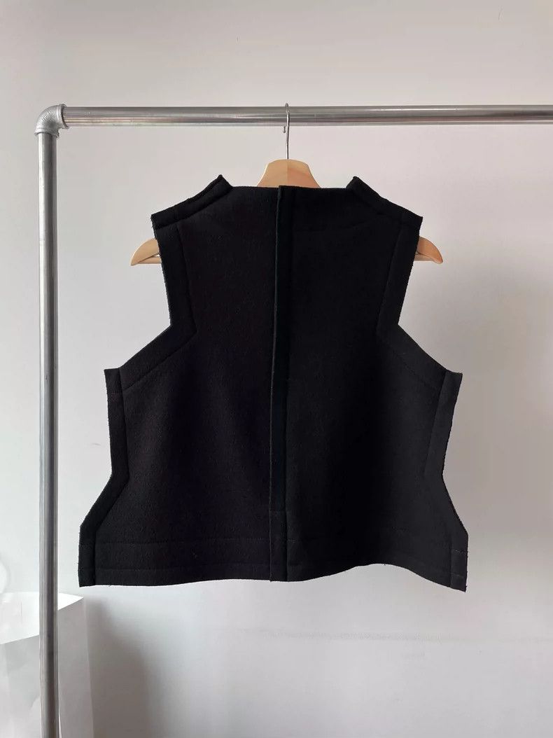 Comme des Garcons Comme Des Garcons Two-dimensional black vest Size XS / US 0-2 / IT 36-38 - 2 Thumbnail