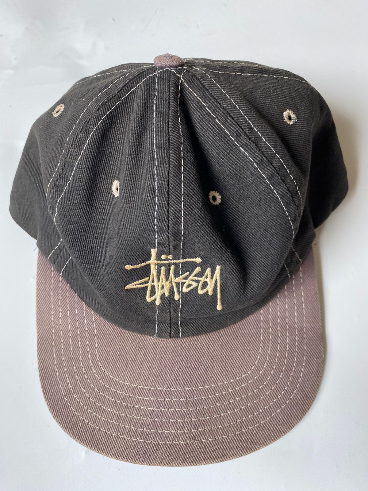 STUSSY 1980 NYLTLA Trucker SnapBack Hat Cap Color Faded Pre