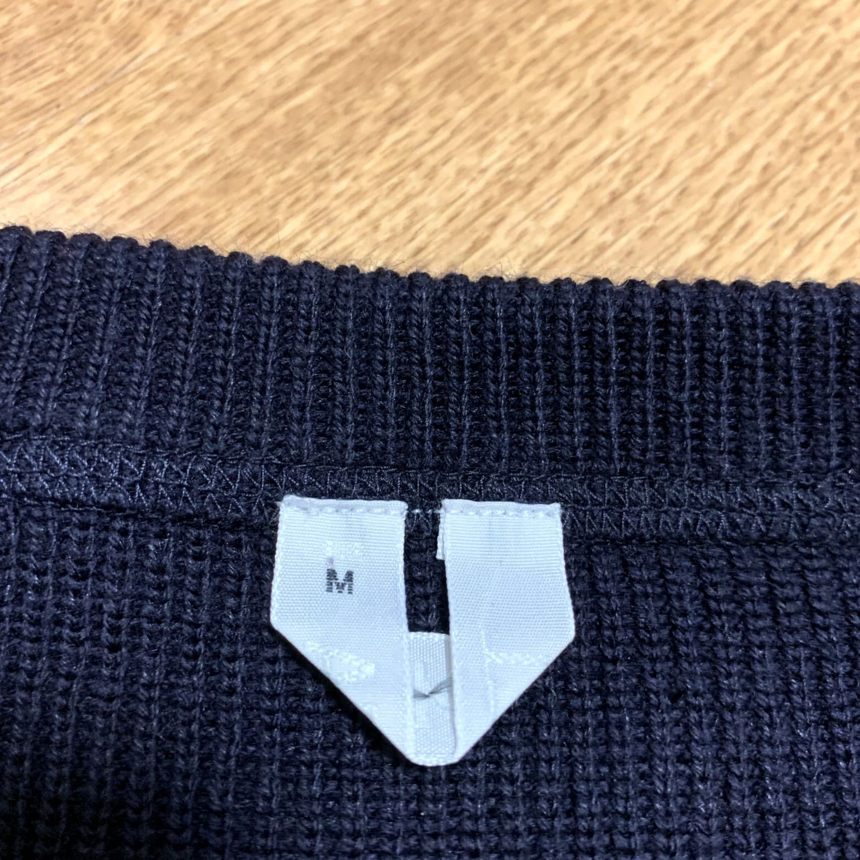 Arket ARKET Navy blue Crew Neck Heavy Knit Merino Hemp Sweater Pullover Men M Size US M / EU 48-50 / 2 - 4 Thumbnail