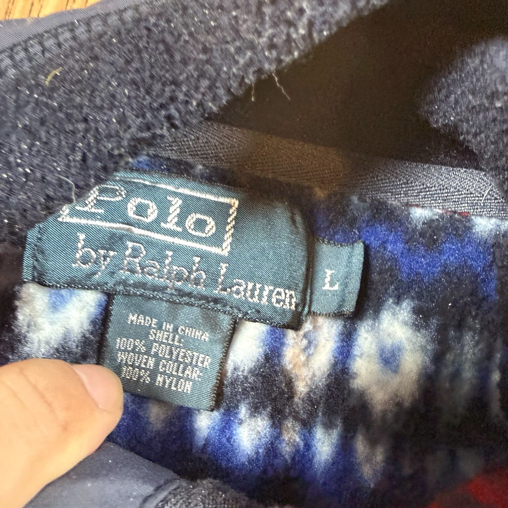 Ralph Lauren Polo Ralph Lauren Sweater Fleece Fair Isle 1/4 Zip Blue Mens Large Aztec Size US L / EU 52-54 / 3 - 4 Thumbnail